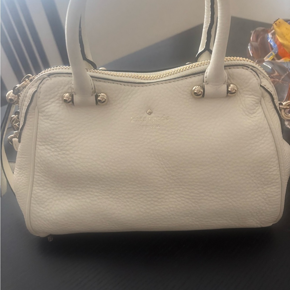 Kate Spade Vintage White Leather Handbag Limited Edition Original Kate Spade bag